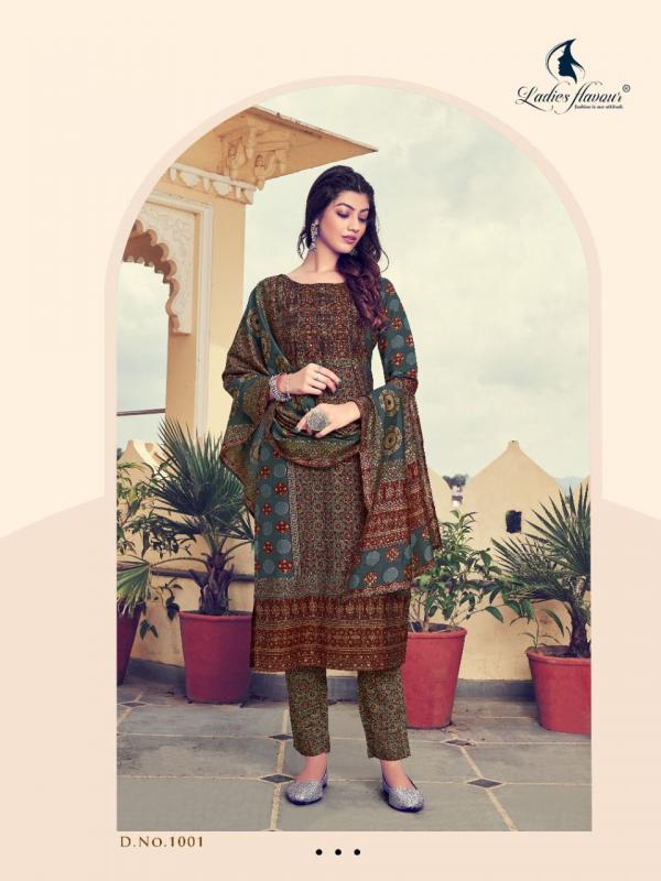 Panihari By Ladies Flavour 1001-1004 Readymade Salwar Suits Catalog